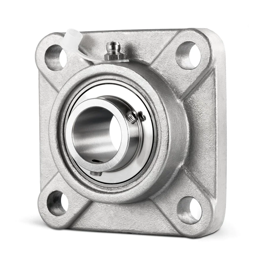 Stainless Steel Flange Bearing / Flange Housing Unit SS UCF207 - Shaft: 35 mm