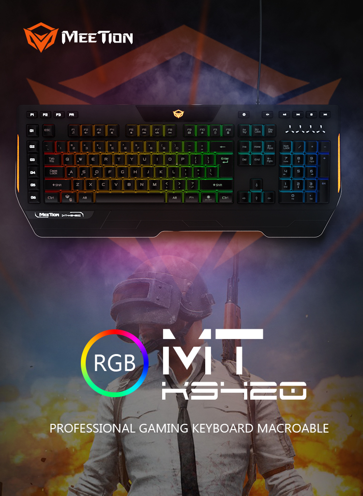 Meetion best ergonomic gaming keyboard supplier