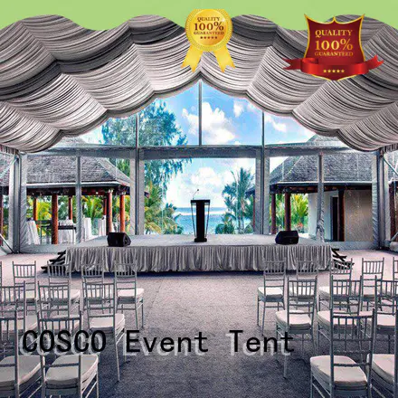 COSCO exhibition tent structure owner for holiday