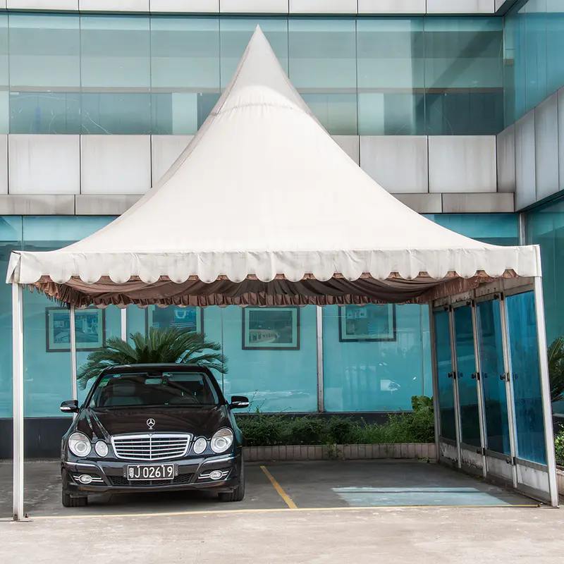 COSCO Custom Garden Outdoor Pyramid Tent Pagoda Gazebo For Car With Sidewall