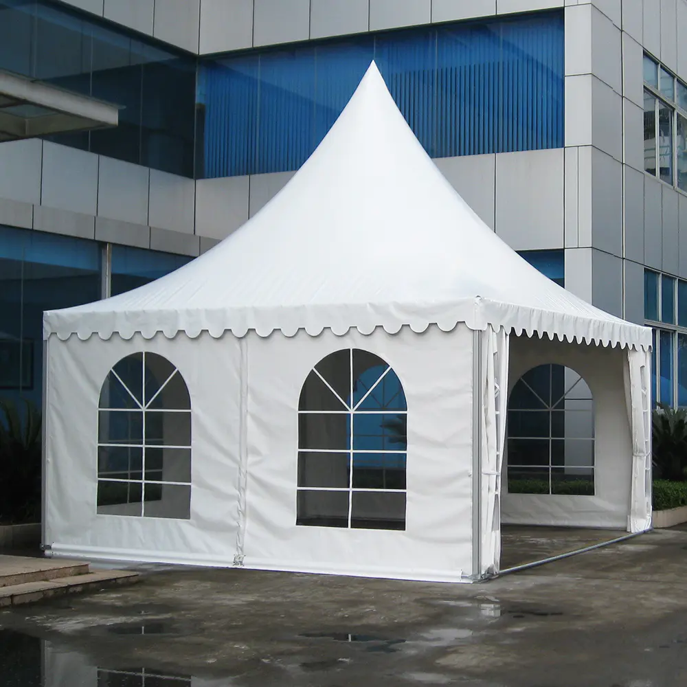COSCO Advanced Quality Outdoor Pop Up Pagoda Tent 6x6 Event Party Wedding Tent 20ft x 20ft (6m x 6m)