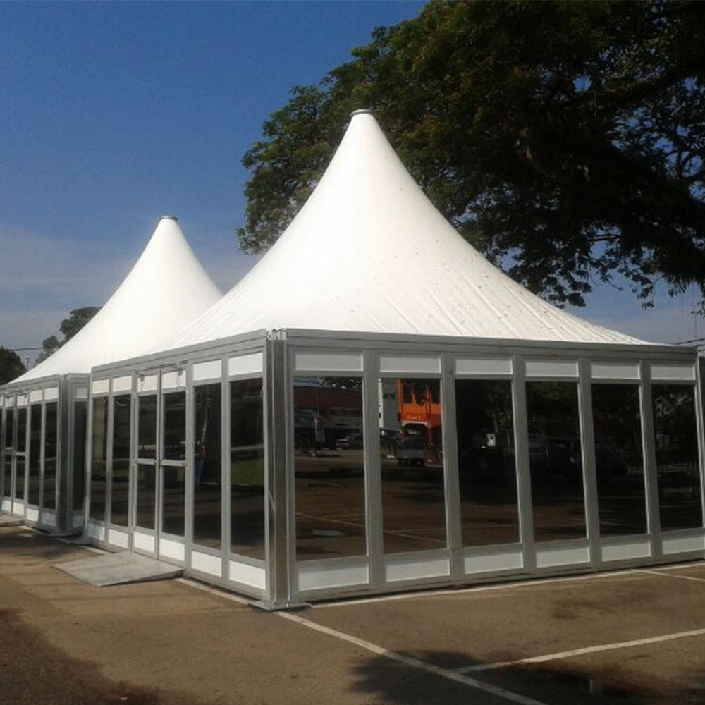 6x6 Garden Wedding Party High Peak Pagoda Canopy Tent for Sale
