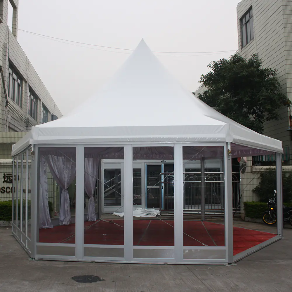 Hot sale new design wedding big event 6x6 pagoda outdoor winter party tent for sale