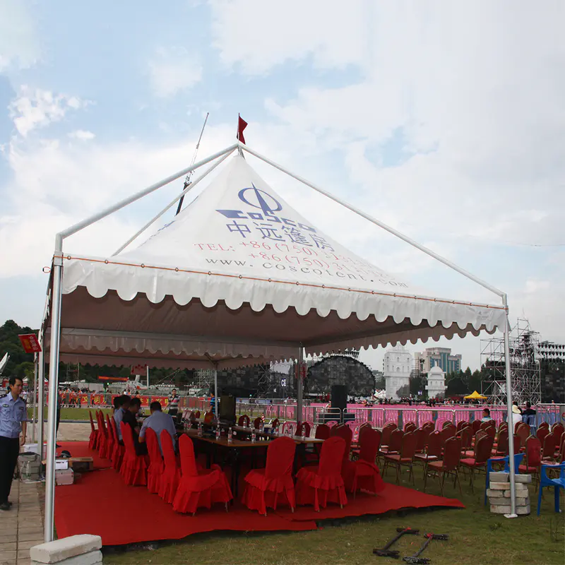 China supplier commercial permanent metal aluminum frame garden furniture outdoor gazebo tent