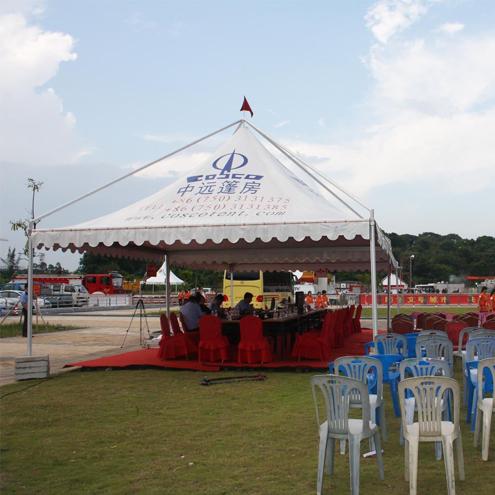 COSCO Customized Large Aluminum Frame PVC Coated Gazebo Meeting Event Tent