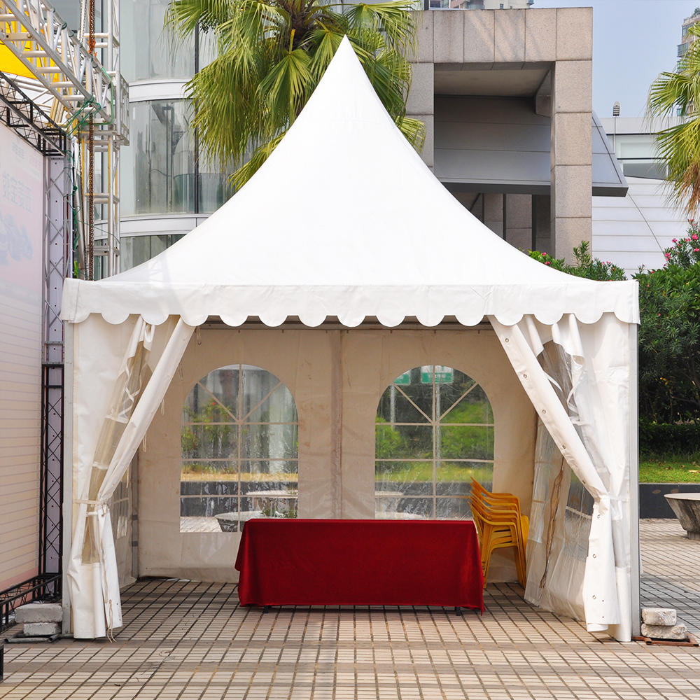 Outdoor Aluminum PVC Canopy Pagoda Tent 8x8 canopy tent