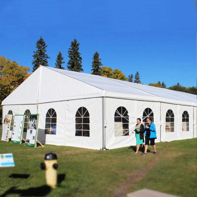 Hot Sale Outdoor Event Waterproof White Big Clear Span Church Tents With Windows For Donation