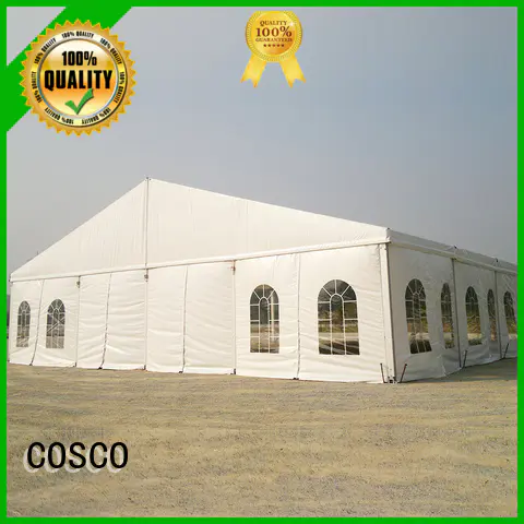 COSCO high peak tent structure owner Sandy land