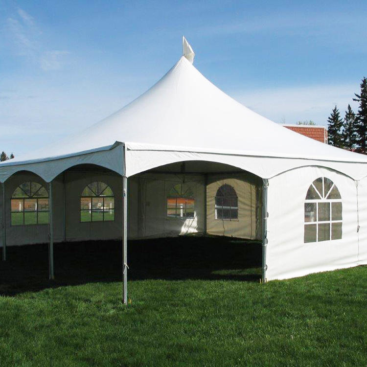 COSCO High Peak Marquee Party Event Tent Temporary House Aluminum Frame Tent With Clear Window