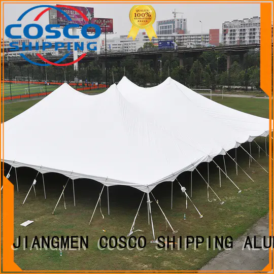 COSCO inexpensive peg and pole tents for sale in-green cold-proof