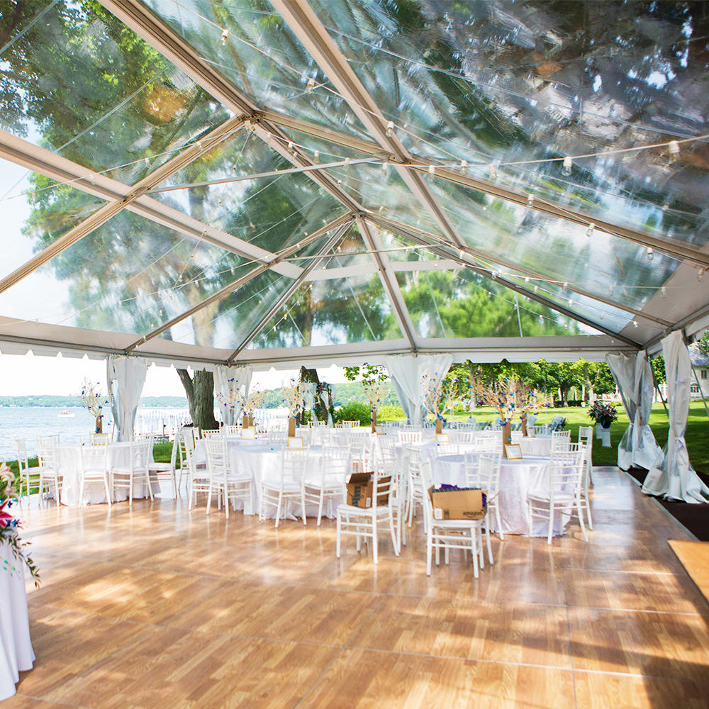 Outdoor Large Clear Roof Marquee Transparent Event Tent For Wedding