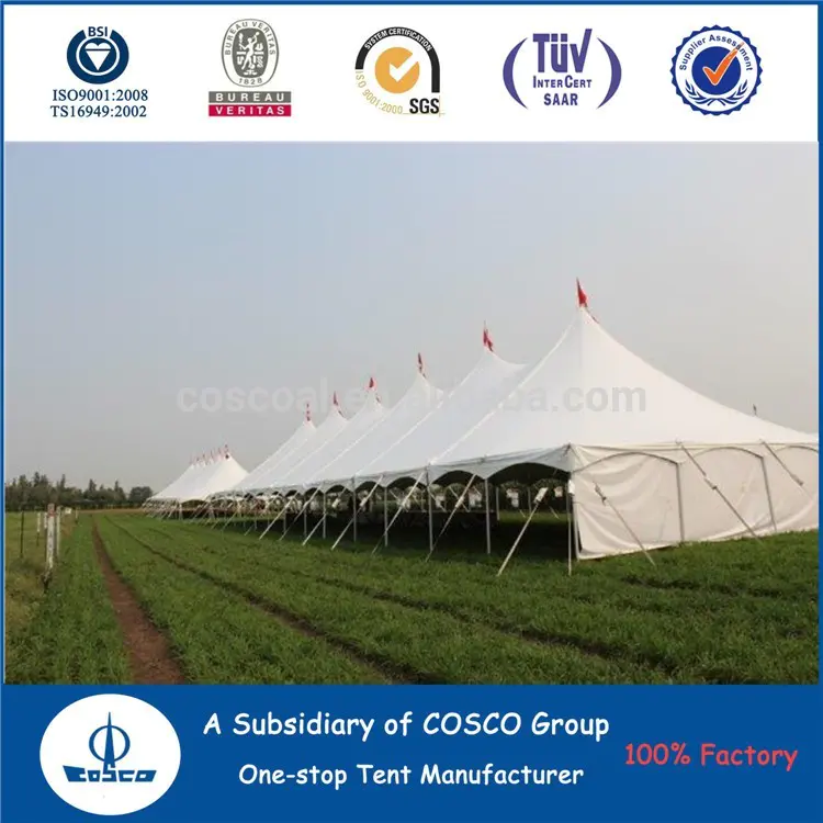 COSCO Aluminium and Pvc coated Custom Size 40ft Pick Up tent Business Marquee Outdoor Pole Tents