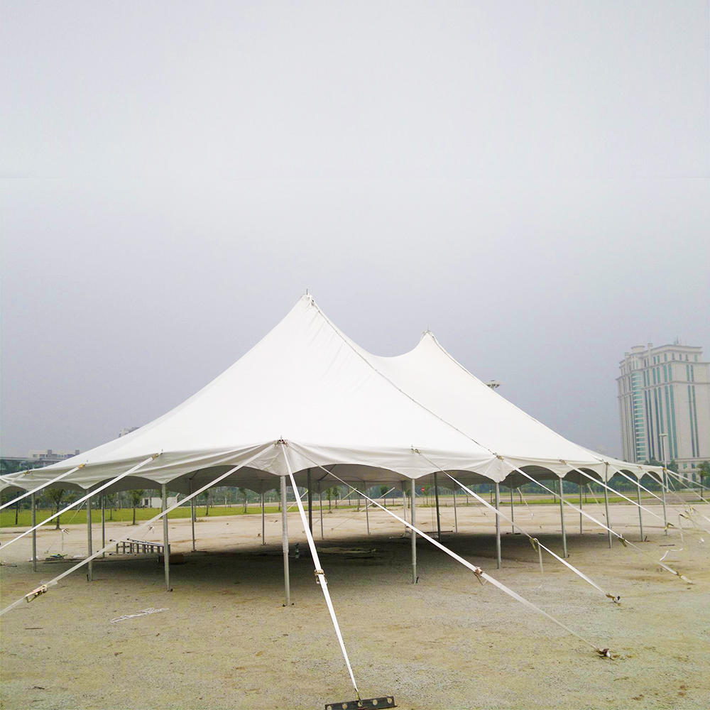 Popular easy up center aluminum alloy peg and pole tent