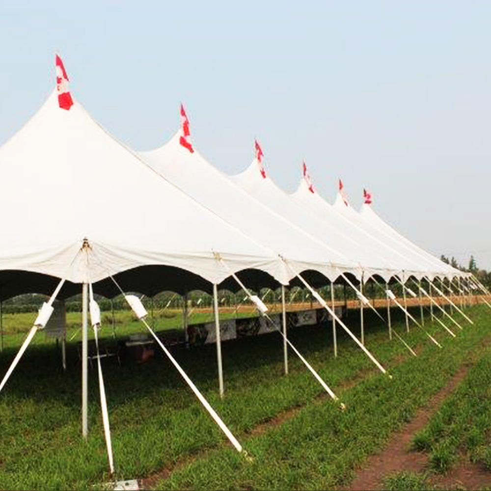 High quality wedding peg and pole tent for outdoor events