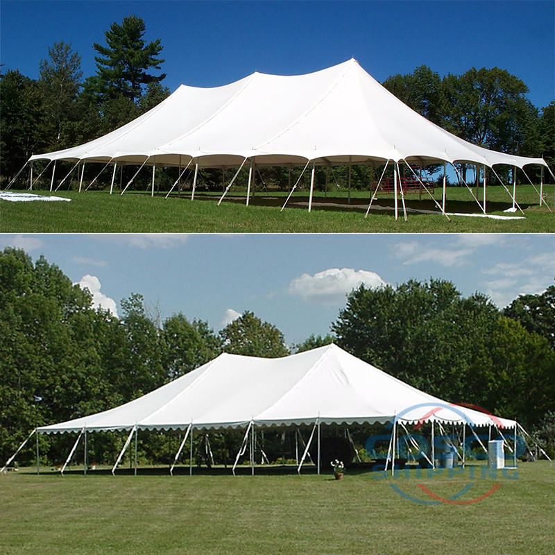 COSCO supplier aluminum pole tents for events Party center pole tent