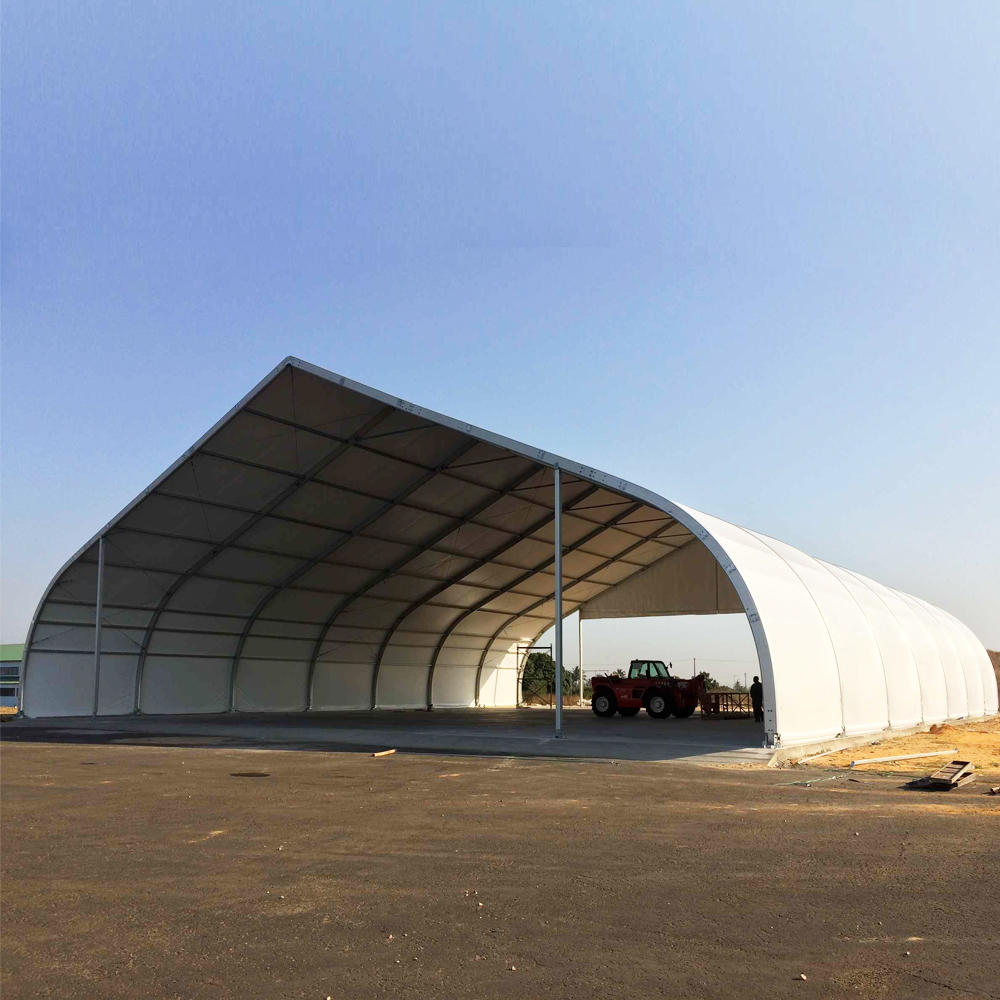 COSCO Aluminum Structure Large Curved Tent Aircraft Hangar Tent