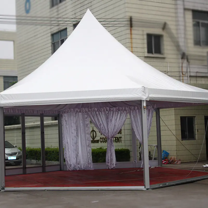 6x6m Aluminum frame marquee high peak tent for wedding event
