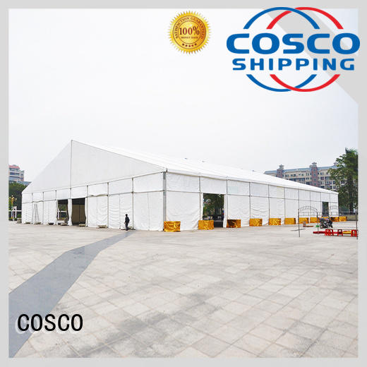 COSCO event tent structure cost for disaster Relief