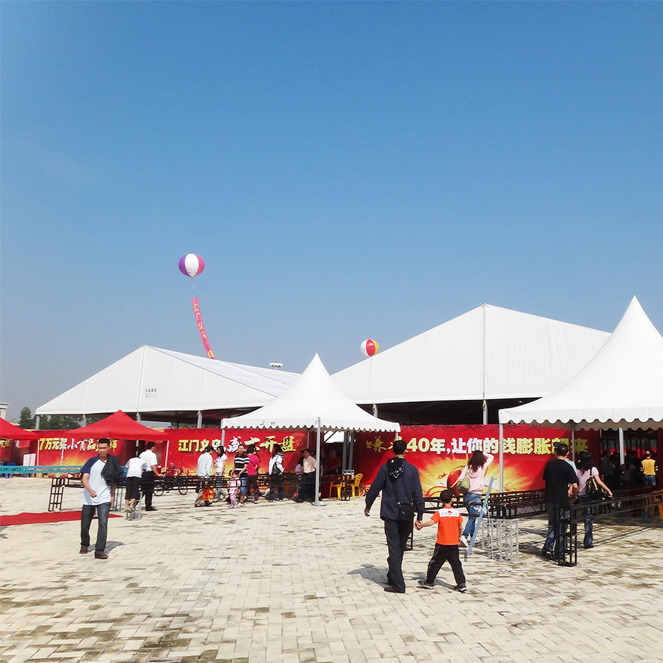 COSCO Commercial Aluminum PVC Exhibition Gazebo Tent Modular Trade Show Promotional Tent
