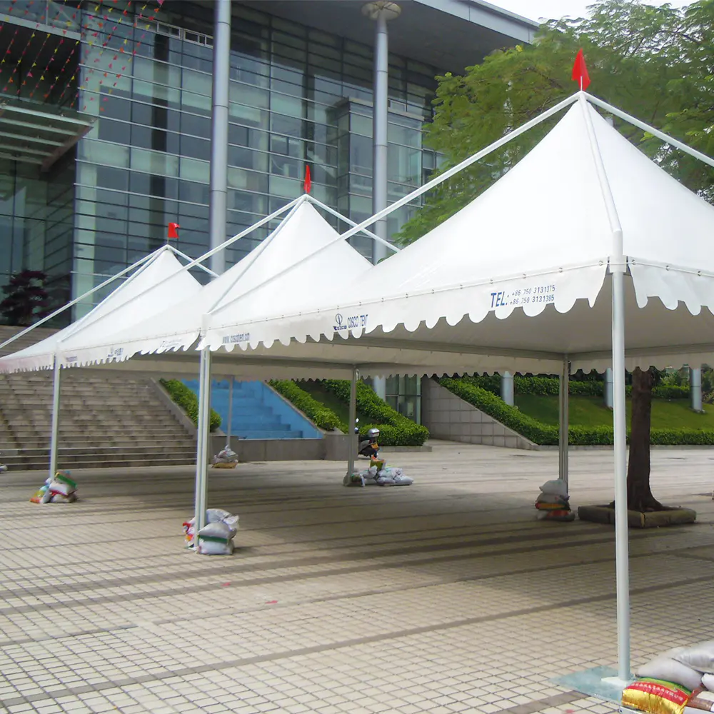 COSCO Cheap Price Outdoor Aluminum Frame White Pvc Coated Canopy Commercial Gazebo Tents For Sale