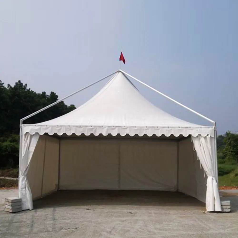 COSCO Aluminium and PVC Coated Tent White Gazebo Outdoor Tent