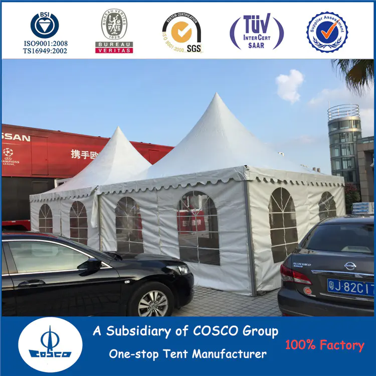 COSCO Aluminium and PVC Fabric Coated 5*5m Marquee Party Wedding Outdoor Tent
