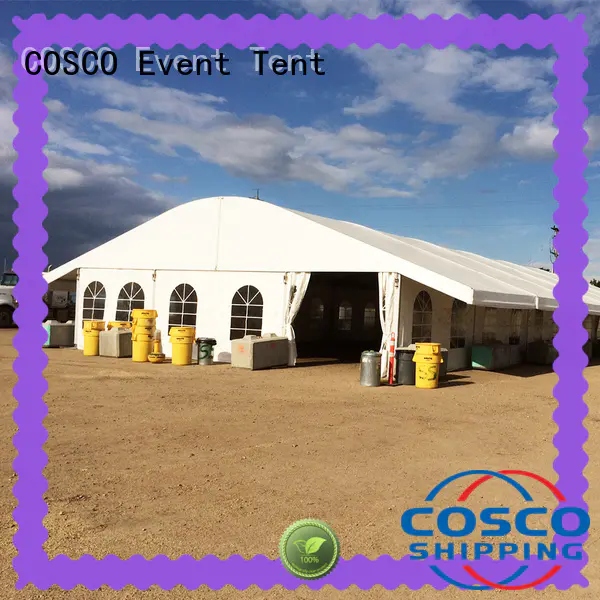 COSCO wedding marquee tents prices in different shape snow-prevention