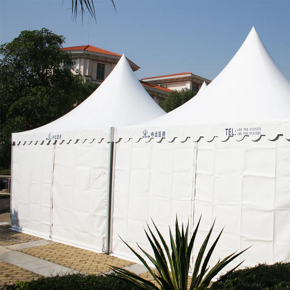 COSCO Manufacturer Custom Outdoor Canvas Pyramid Tent Pagoda Canopy Tent For Outdoor Events