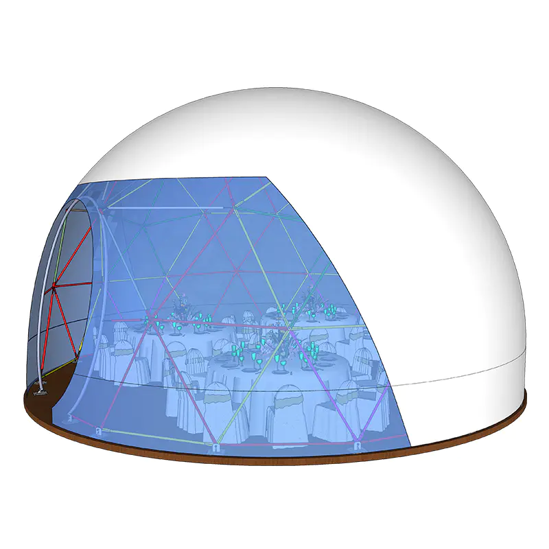 Special Shaped Promotional Geodesic Dome Tents For Events
