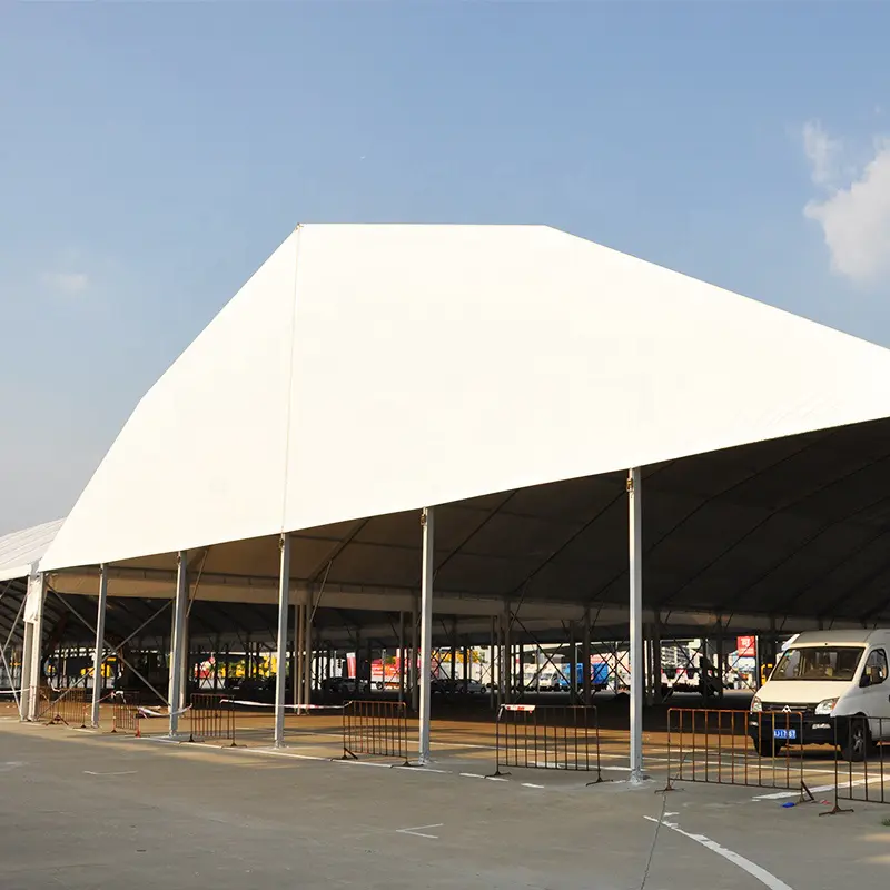 COSCO Outdoor Aluminum Frame Wedding Glass Marquee Tent House Glass Wall and Door Polygon Roof Event Tent