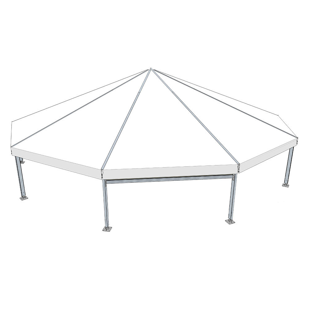 COSCO Professional Custom Outdoor Aluminium Frame Special Polygonal Tent Decagon Tent