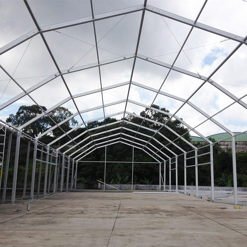 COSCO Outdoor Aluminum Structure PVC Fabric Large Polygon Tent Car Shelter Garage Tent For Car Parking Shed