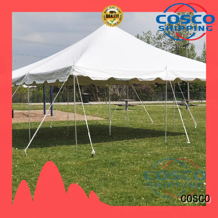 COSCO outstanding tent event in-green for holiday
