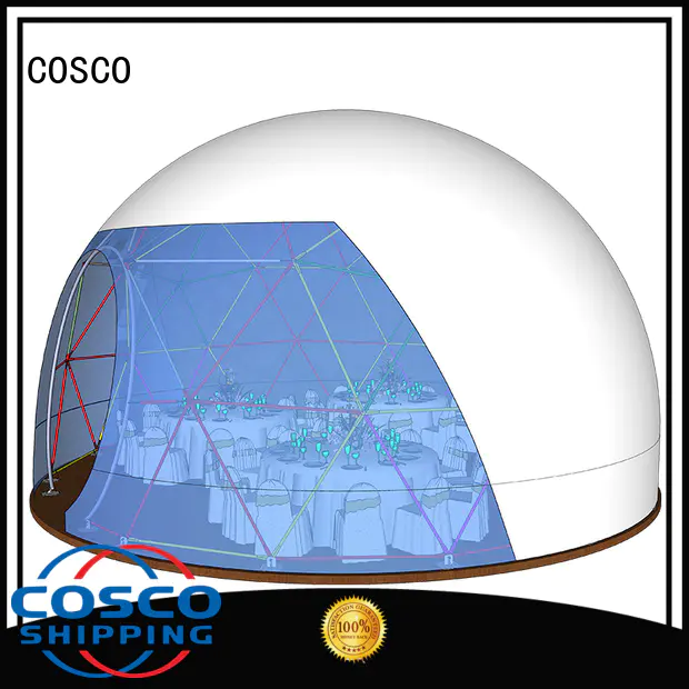 COSCO party dome tent effectively cold-proof