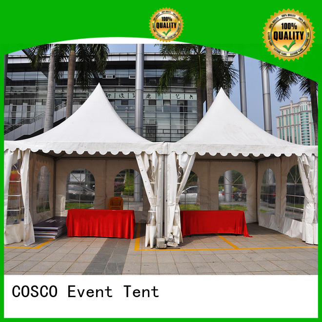 COSCO peg and pole event tent effectively