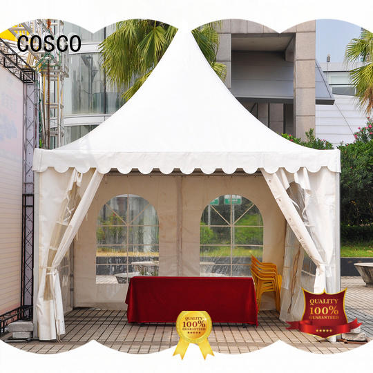 COSCO aluminium gazebo tent China for disaster Relief