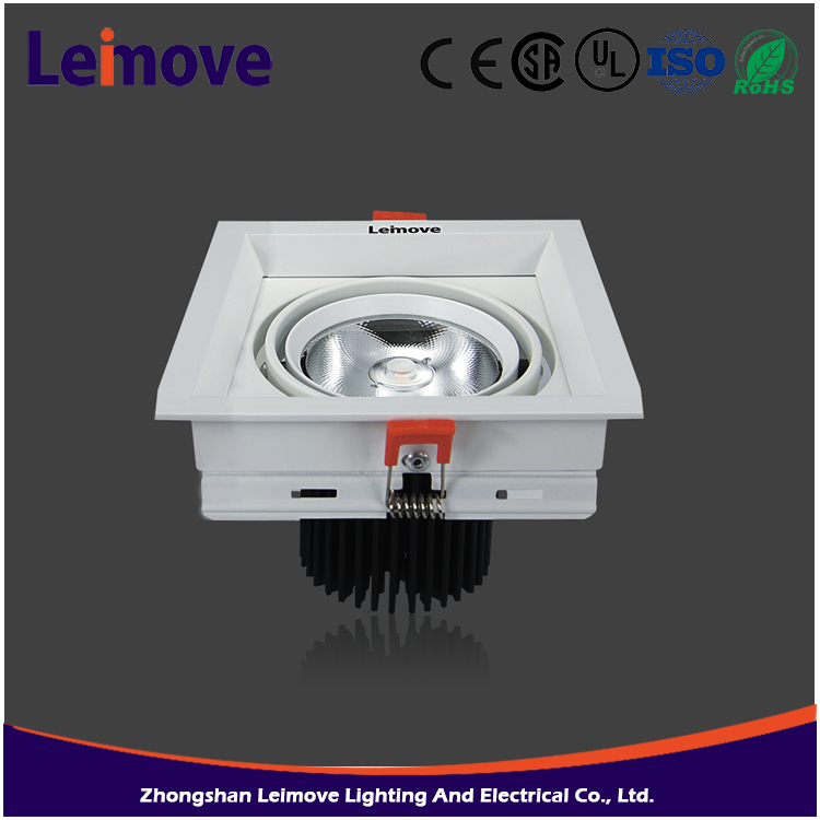 Factory supply Ac100-240V 24w dimmable cob remote control led downlight