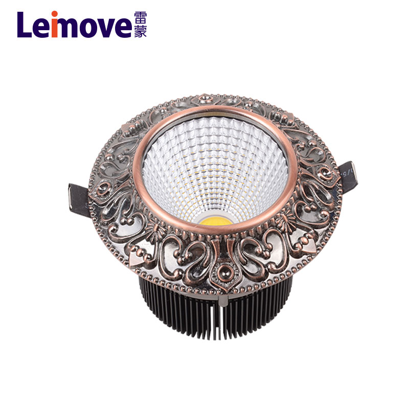 5 inch led recessed downlight cob recessed led cob downlight 10w with anti-glare lens