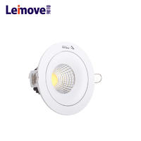 5W recessed led adjustable ceiling light in China