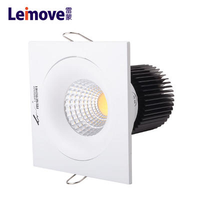 smd recessed led ceiling panel light dimmable square led downlight